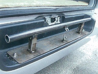 ハイエース専用ラダーレールフック ベースショップ BUNBUN 脱着式