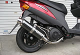 O2センサー対応のアドレスV125用SPEC-Rマフラー