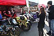 先ほどのエクストリームライドショーを走ったバイクも展示されています。