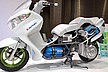 世界初の空冷式燃料電池を搭載したSUZUKIのバーグマン フューエル スクーター。 世界初の空冷式燃料電池を搭載したSUZUKIのバーグマン フューエル スクーター。