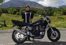 バイクで色々な人に出会えました。この年になって友達が作れるなんて思ってもいなかったので、幸せだと思います。
