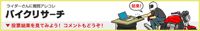 バイクリサーチ・投票結果を見る