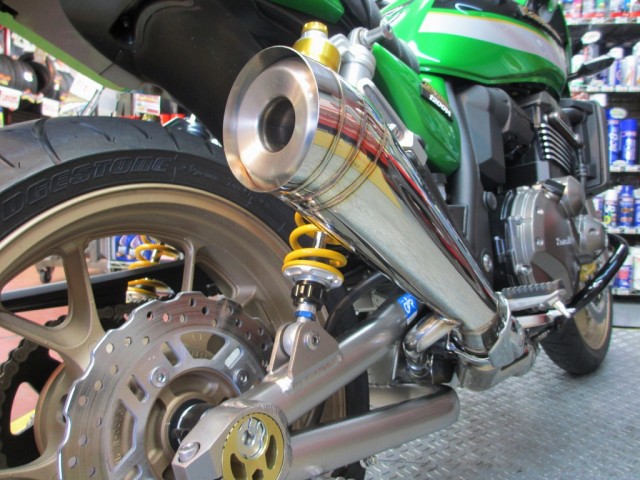 ZRX1200DAEG パワーボックス(ポリッシュ)：マフラー交換 - SP