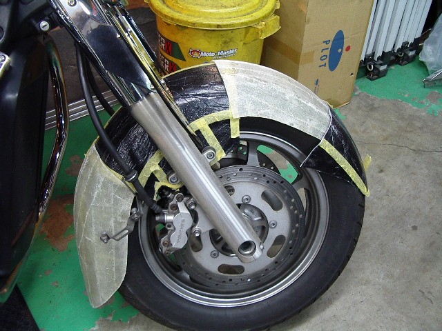 誕生日/お祝い CLEVERWOLF TZR250 フェンダー フロントフェンダー 材質 