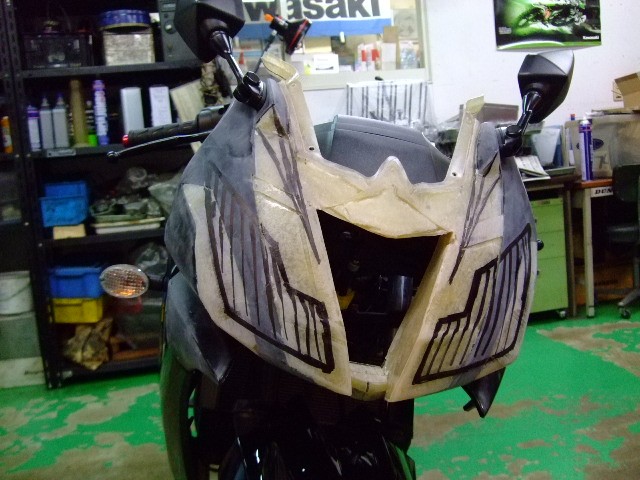 Ninja250r ワンオフカウル作成 その1 プレジャー バイクブロス Ninja250r ワンオフカウル作成 その1 プレジャー バイクブロス