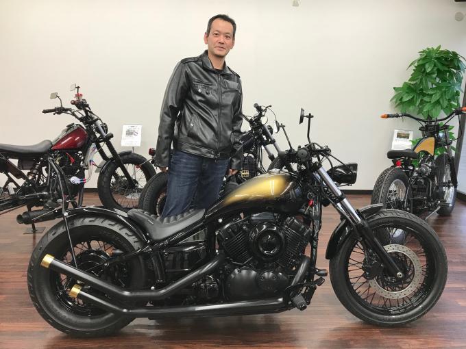 ドラッグスタークラシック400 フロントショートフェンダー