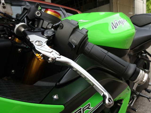 左右ブレーキ側クラッチ側カワサキニンジャ ZX-10R ジータ パイロット ...