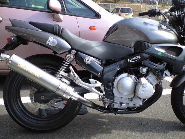 fzr250r マフラー　ジール250 fzr250r マフラージール250