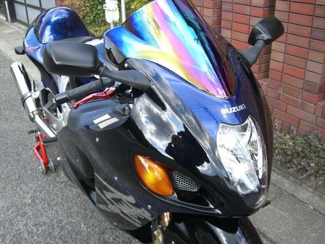 GSX1300R 隼 1999-2007 イリジウムスクリーン ライトスモーク 在庫1 新品 GSX1300R 隼 1999-2007 イリジウムスクリーン ライト