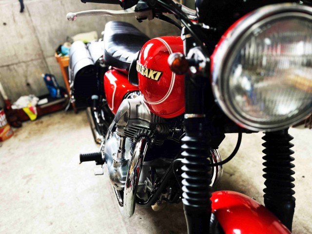 W800 アールズギア ワイバンクラシックマフラー 急性