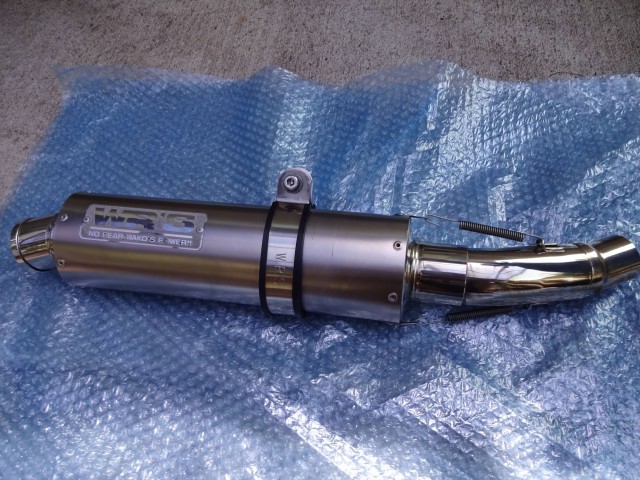 2日間限定出品 WR's グラディウス400マフラー 美品