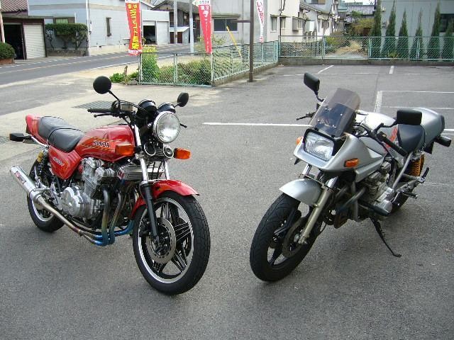 みんな大好きオートバイ(ビンテージ感バリバリ)