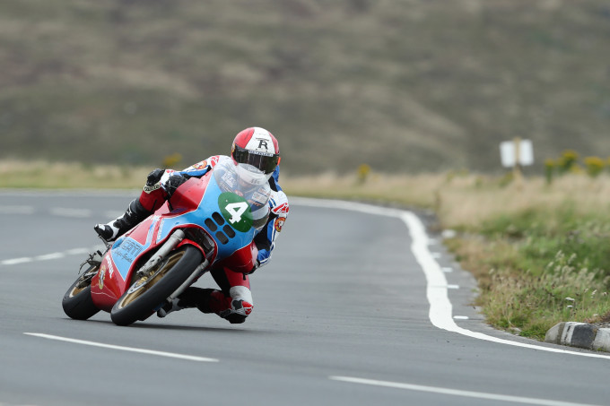 26/08/2017: Michael Rutter (750 Ducati/Red Fox Grinta Racing) at The Bungalow during the Dunlop Lightweight Classic TT race. PICTURE BY DAVE KNEENPACEMAKER PRESS