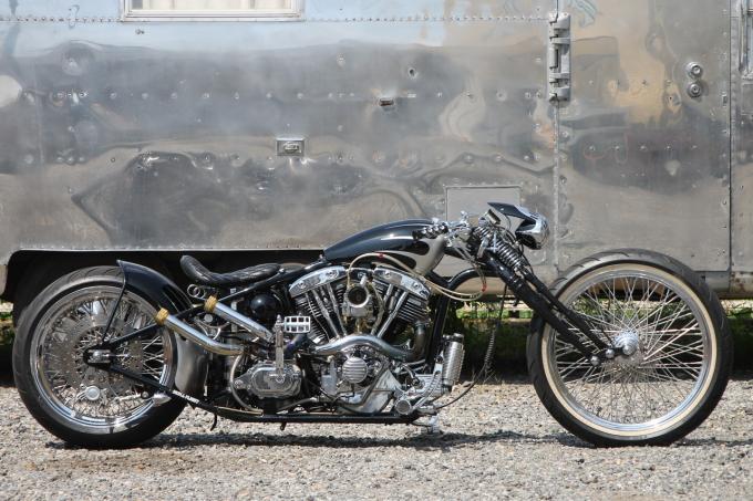 カスタムハーレー 73年式ショベル 250ワイドグース カスタマイズド長野県ｔ様 遠藤自動車サービス バイクブロス