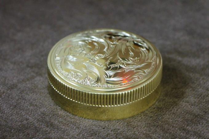 ブラスガソリンタンクキャップ（カムtype）：エングレービング＜税込 