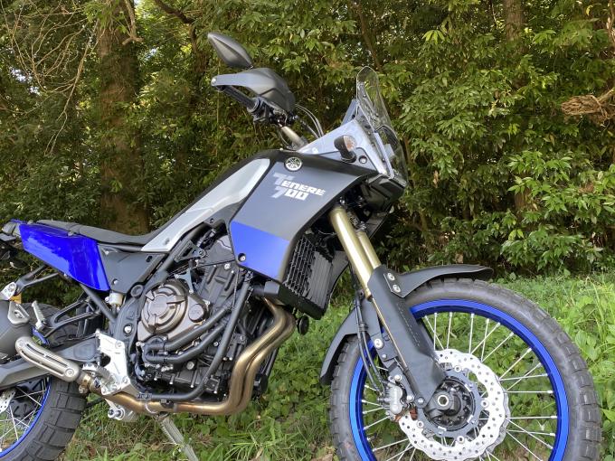 SP忠男│パワーボックス パイプ チタンブルー│TENERE700 YAMAHA