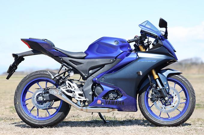 YAMAHA YZF-R125 POWERBOX FULLマフラー お待たせしました　すっごいのが やっと 祝 完成いたしました！