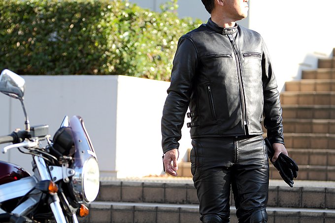 GREEDY GRW-231 LEATHER JACKET バイク用品インプレッション