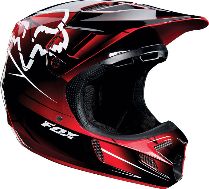 プロレーシングモトクロス   オートバイヘルメット レッド アルパインスターズ スーパーテック R10 チーム ヘルメット レッド