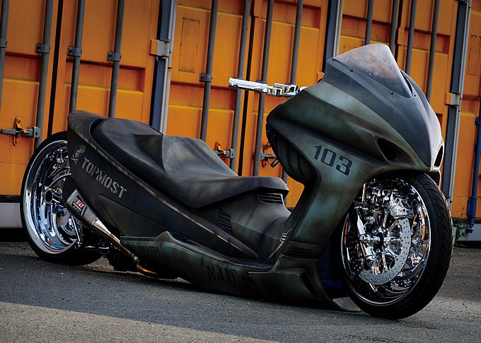 スズキ スカイウェイブ プロが造るカスタム ビッグスクーターならバイクブロス