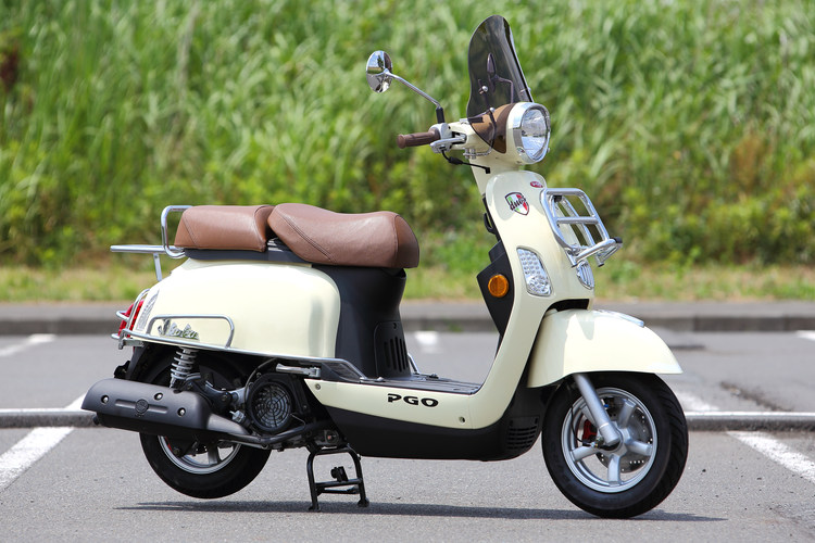 PGO ジェイブブ125デュオス – レトロでエレガントなスタイルと力強い