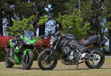 カワサキのミドルスポーツZ650とNinja650の特徴