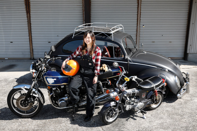 絶版バイク女子・カワサキ／バイクに乗ると決めたのは幼稚園時代