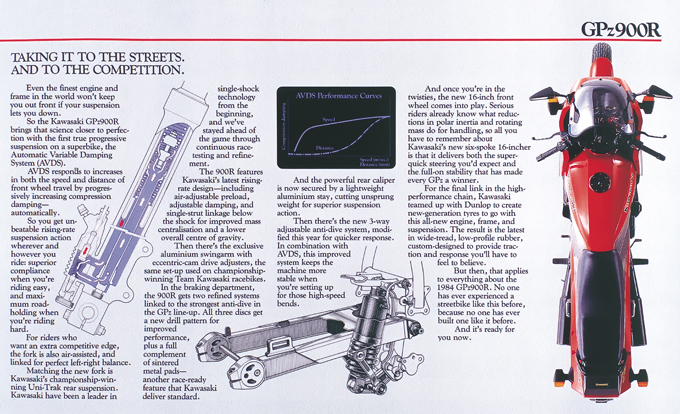 カワサキ・ニンジャGPZ900Rヒストリー／世界最速を目指して生まれたカワサキ水冷並列4気筒の原点 その2