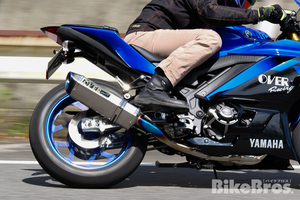 OVER Racingから新型YZF-R25用カスタムパーツが続々登場！ 装着車両を ...