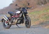 【インディアン FTR1200S レースレプリカ 試乗記事】ビッグＶツインの加速とパワーを存分に楽しめるフラットトラックスポーツ