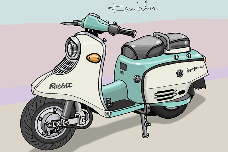 レトロバイク グラフティ第35回 富士産業 現subaru Rabbit 125 ラビット125 1947年 レトロバイク グラフティ バイクブロス マガジンズ