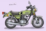 レトロバイク・グラフティ第68回YAMAHA RD50（ヤマハ RD50）1974年