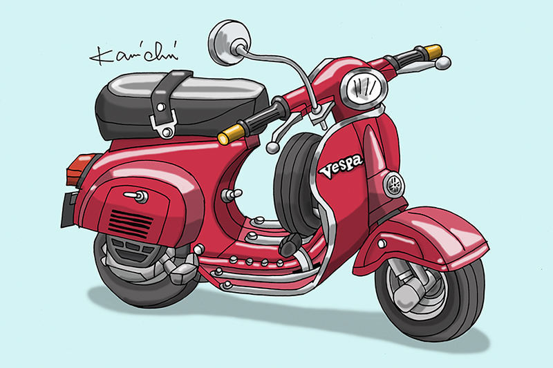 レトロバイク・グラフティ第99回PIAGGIO VESPA（ピアッジオ ベスパ