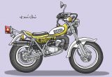 レトロバイク・グラフティ第112回YAMAHA TY250J（ヤマハ TY250J）1973年