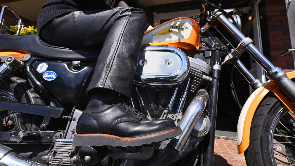 【WESCO WARREN×H-D SPORTSTER XLH1200】ウエスコのレースアップブーツ「ウォーレン」＆空冷エボリューションエンジン搭載の「スポーツスター XLH1200」 05画像