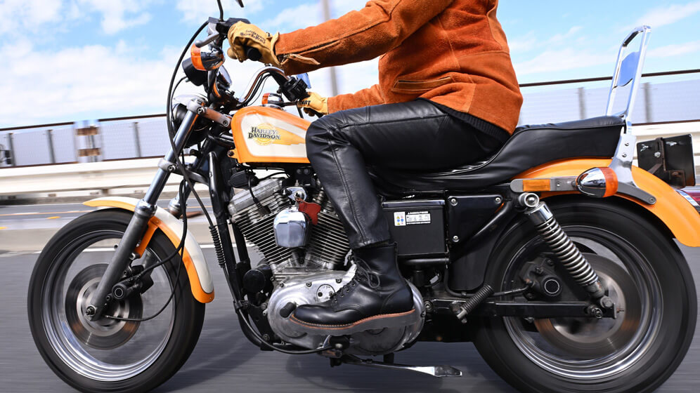 【WESCO WARREN×H-D SPORTSTER XLH1200】ウエスコのレースアップブーツ「ウォーレン」＆空冷エボリューションエンジン搭載の「スポーツスター XLH1200」 06画像