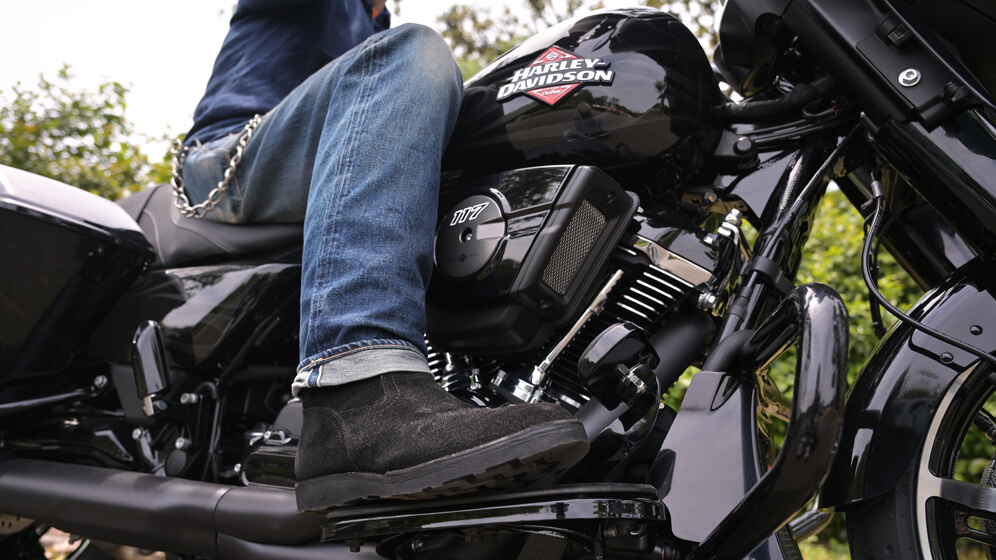【WESCO MORRISON×H-D STREET GLIDE】ウエスコのプルオンブーツ「モリソン」＆ハーレーファクトリーカスタム「ストリートグライド」 06画像