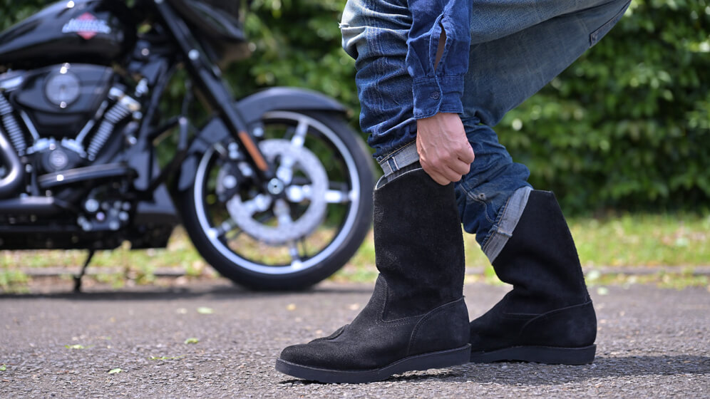 【WESCO MORRISON×H-D STREET GLIDE】ウエスコのプルオンブーツ「モリソン」＆ハーレーファクトリーカスタム「ストリートグライド」 12画像