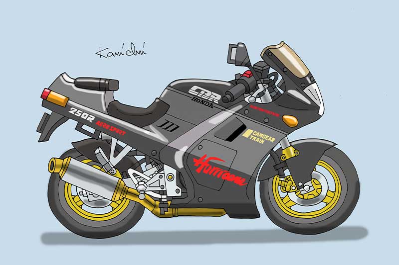 レトロバイク・グラフティ第151回HONDA CBR250R（ホンダ CBR250R）1987年 メイン画像