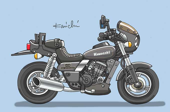 レトロバイク・グラフティ第152回 KAWASAKI ELIMINATOR 250SE（エリミネーター 250SE）1988年 メイン画像