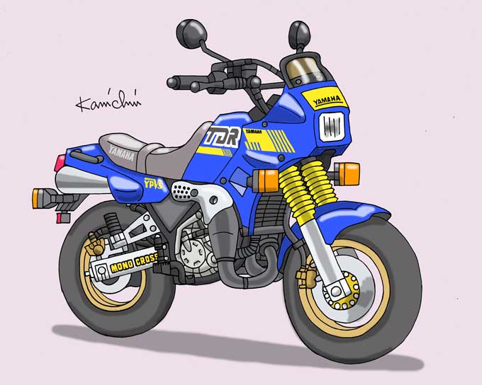 レトロバイク・グラフティ第153回 YAMAHA TDR250 1988年 メイン画像