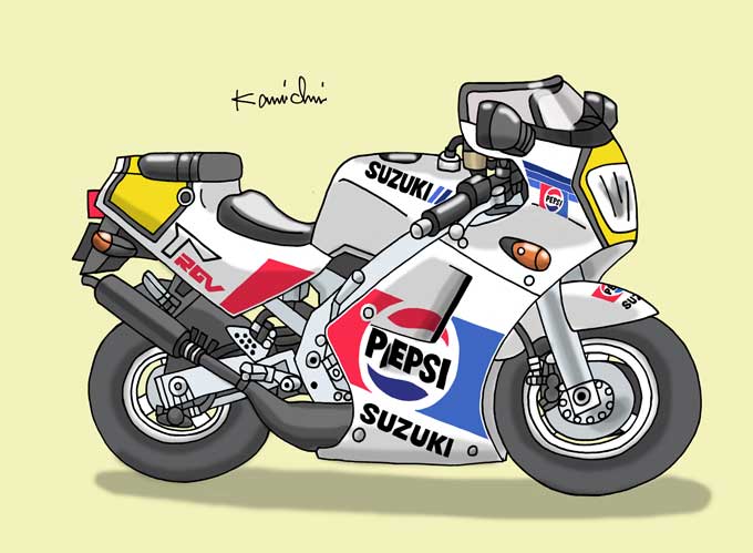 レトロバイク・グラフティ第156回 SUZUKI RGV250Γ ガンマ 1988年 メイン画像