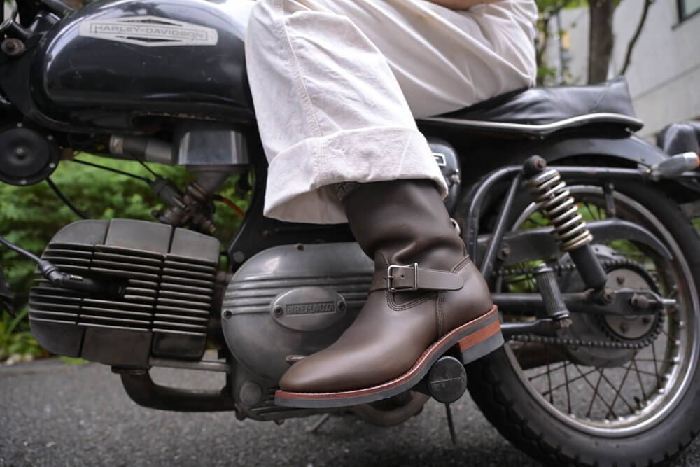【WESCO 1939's×H-D AERMACCHI SPRINT H】ウエスコのプルオンブーツ「1939's」＆ハーレー・アエルマッキ「スプリントH」 06画像