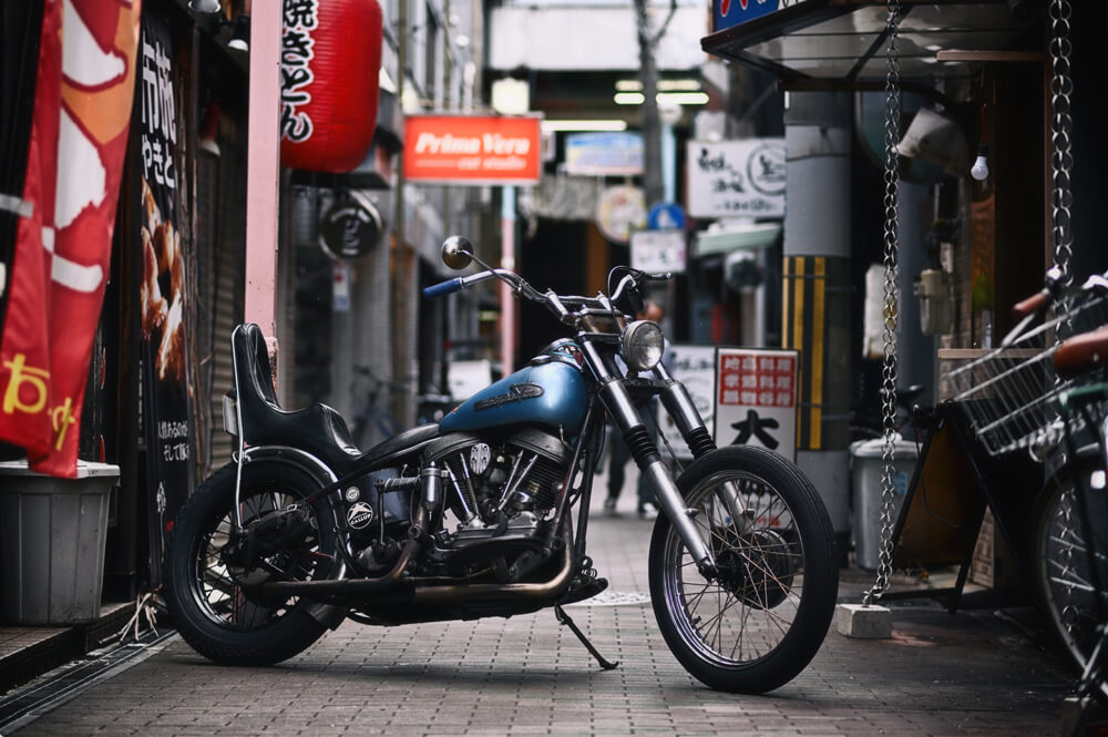 【WESCO JH CLASSICS×H-D 1955 FL】ウエスコのローカットモデル「JHクラシックス」＆ハーレー「パンヘッドチョッパー」 01画像