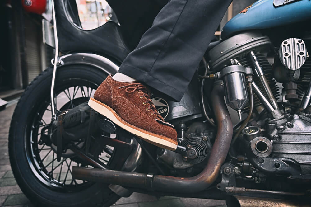 【WESCO JH CLASSICS×H-D 1955 FL】ウエスコのローカットモデル「JHクラシックス」＆ハーレー「パンヘッドチョッパー」 04画像