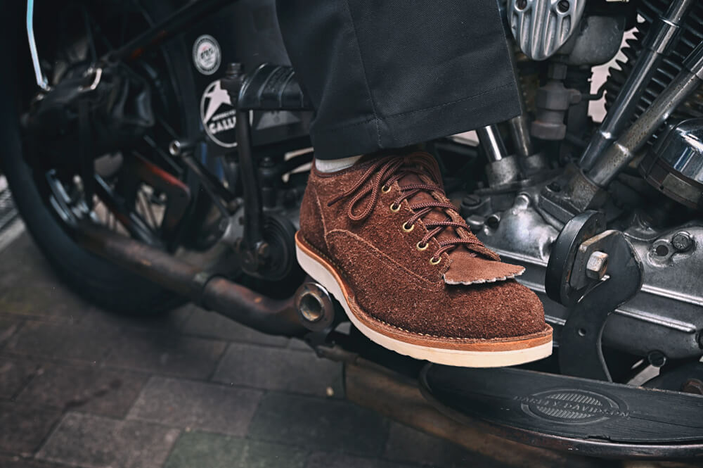 【WESCO JH CLASSICS×H-D 1955 FL】ウエスコのローカットモデル「JHクラシックス」＆ハーレー「パンヘッドチョッパー」 10画像