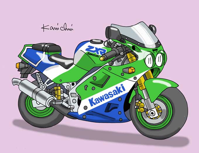 レトロバイク・グラフティ第159回 KAWASAKI ZXR250 1989年 メイン画像