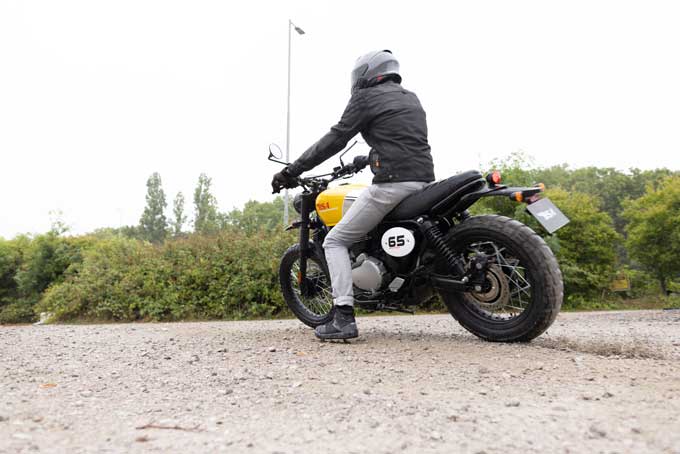 【BSA バンタム350／スクランブラー650 試乗記】２台の新型車を発表した老舗英国ブランドの勢い 12画像