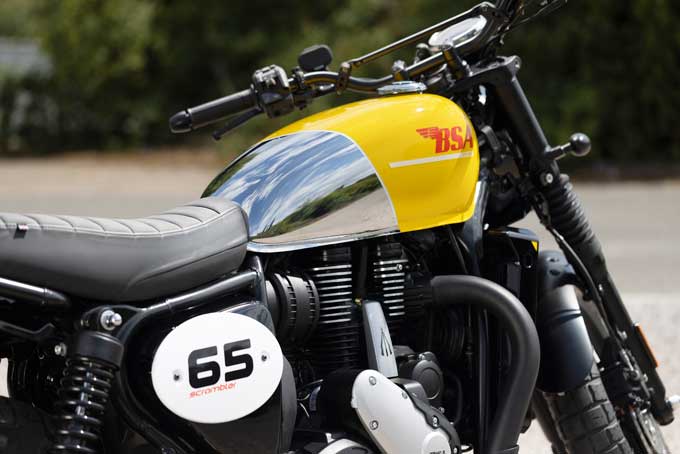 【BSA バンタム350／スクランブラー650 試乗記】２台の新型車を発表した老舗英国ブランドの勢い 18画像