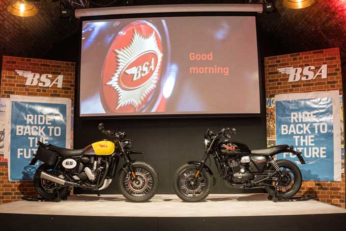 【BSA バンタム350／スクランブラー650 試乗記】２台の新型車を発表した老舗英国ブランドの勢い main画像